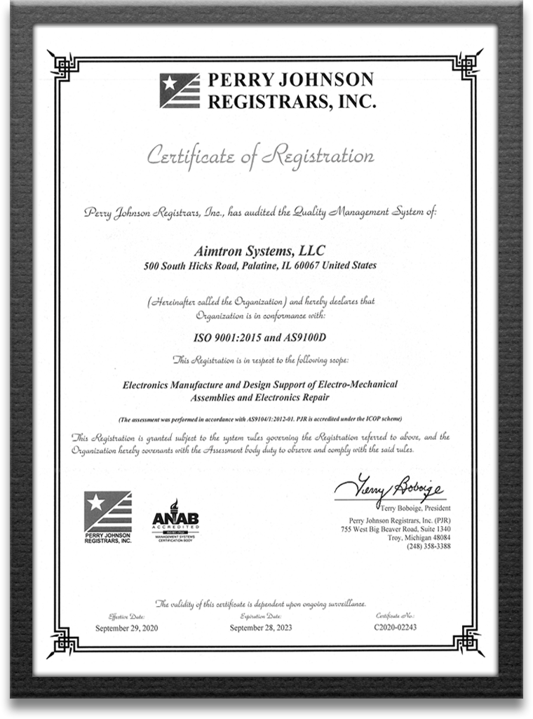 ISO Certificate  9001-2015